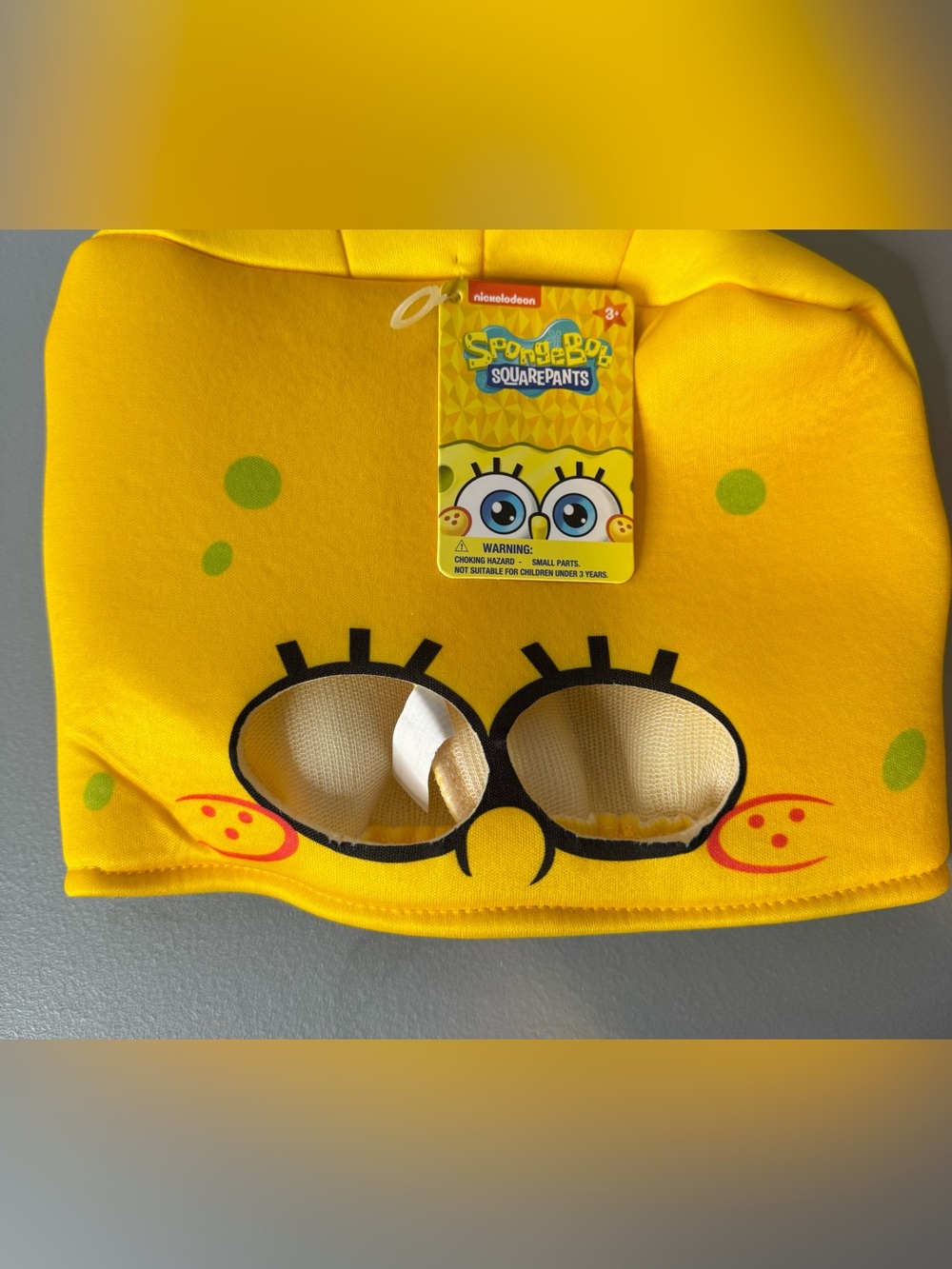 Nickelodeon SpongeBob SquarePants Bright Yellow Character Hat cosplay Halloween